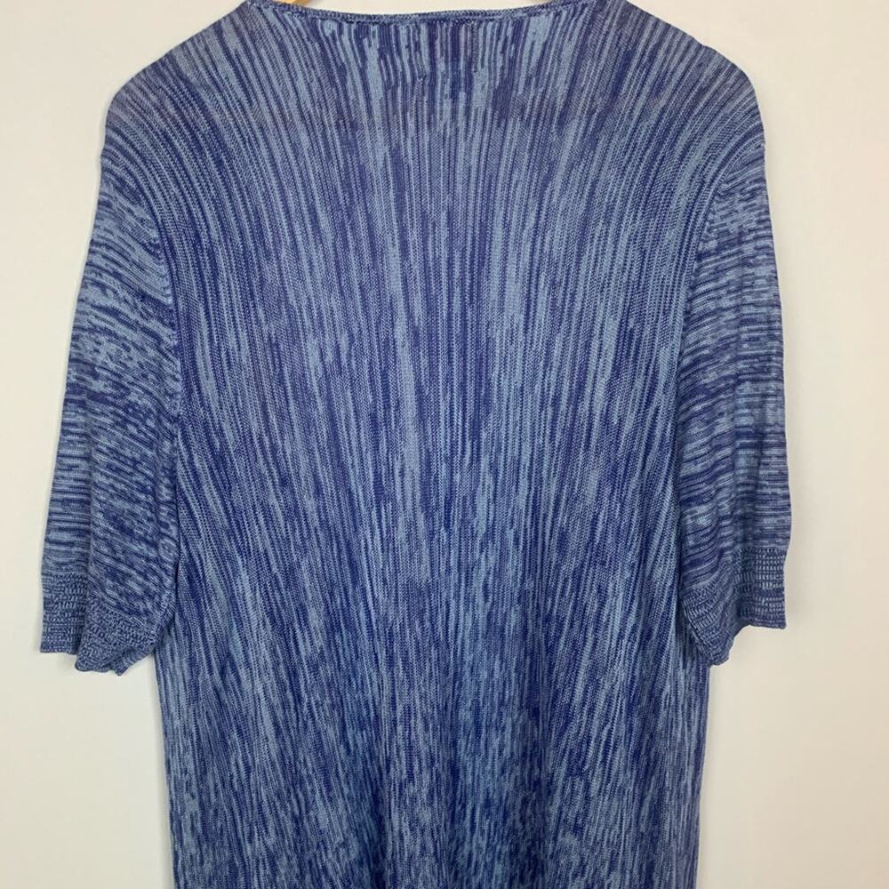 Ruby Rd. Fringe Open Cardigan Sweater L NWT - Picture 5 of 10